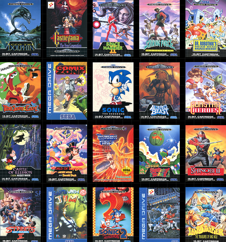 SEGA раскрыла ещё 10 предустановленных игр для Genesis Mini / Mega Drive Mini